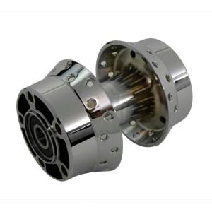 Chrome Rear Wheel Hub 3/4" Bearings