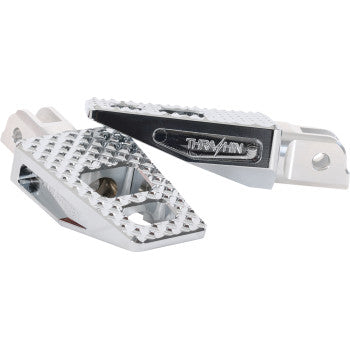 Thrashin P-54 Footpegs Front Chrome Softail