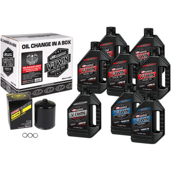 Maxima M8 18+ Softail Synthetic 20W-50 Oil Change Kit