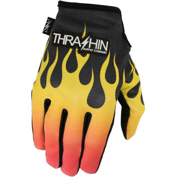 Thrashin Flame Gloves